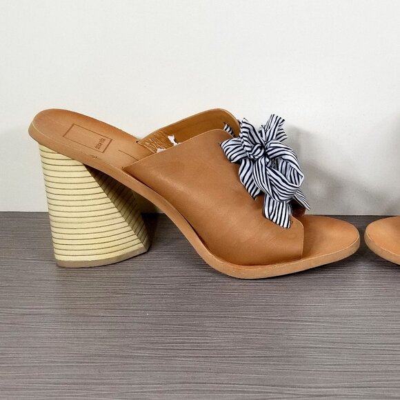 Dolce Vita Amber Lace-Up Sandal, Caramel Leather, Womens Size 10 M - Picture 7 of 11